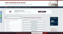Desktop Screenshot of living-and-working-in-switzerland.ch
